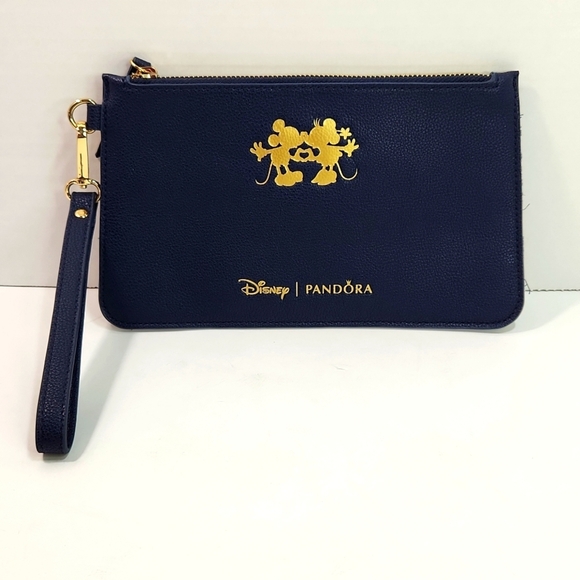 Disney Pandora Mickey Minnie Limited Edition Wristlet Travel Bag - Picture 7 of 7
